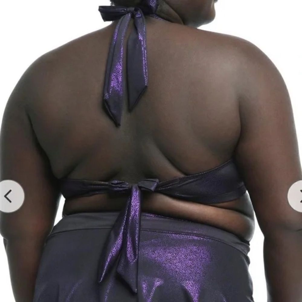 Disney The Little Mermaid Ursula Swim Top Plus Size 4 - Picture 3 of 6